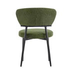 Christopher Knight Home Chaise de salle à manger rembourrée Atrass avec pieds en métal (Lot de 4)