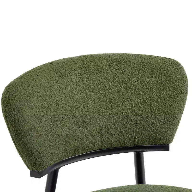 Christopher Knight Home Chaise de salle à manger rembourrée Atrass avec pieds en métal (Lot de 4)