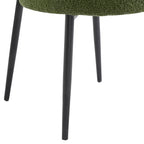 Christopher Knight Home Chaise de salle à manger rembourrée Atrass avec pieds en métal (Lot de 4)