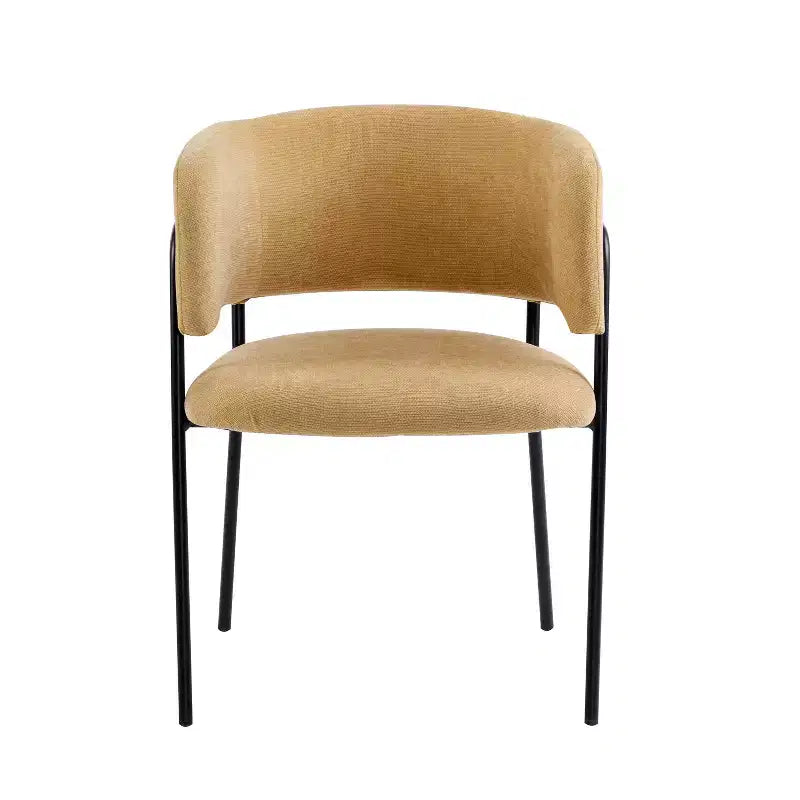 Christopher Knight Home Chaises de salle à manger modernes rembourrées Nest avec cadre en métal (lot de 6)