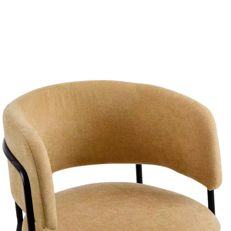 Christopher Knight Home Chaises de salle à manger modernes rembourrées Nest avec cadre en métal (lot de 6)