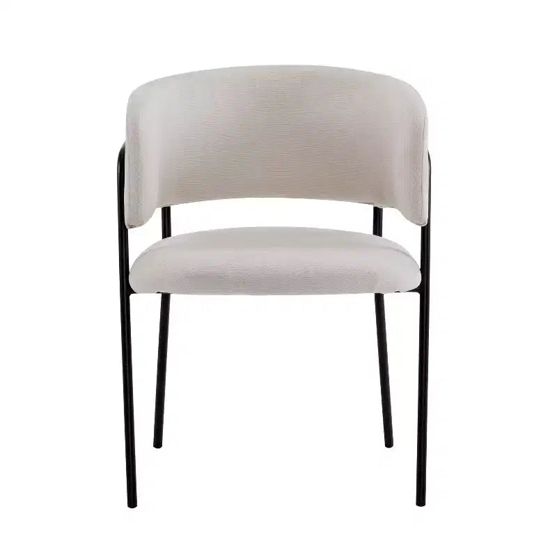 Christopher Knight Home Chaises de salle à manger modernes rembourrées Nest avec cadre en métal (lot de 6)