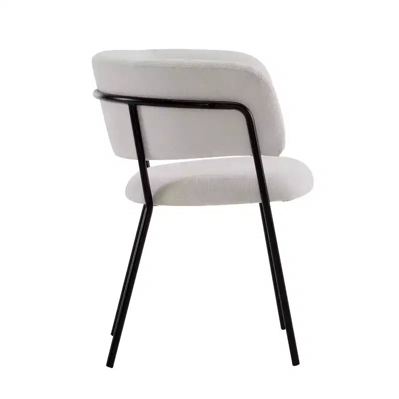 Christopher Knight Home Chaises de salle à manger modernes rembourrées Nest avec cadre en métal (lot de 6)