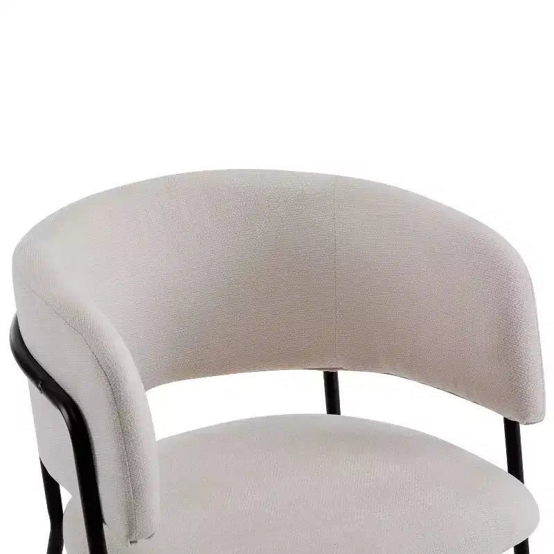 Christopher Knight Home Chaises de salle à manger modernes rembourrées Nest avec cadre en métal (lot de 6)