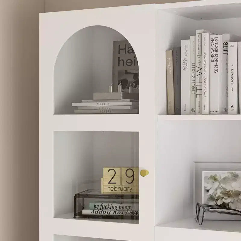 Famapy Bureau d'ordinateur simple avec rangement supérieur, style moderne