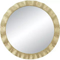 Uttermost Felipe 32 Gold Round Wall Mirror