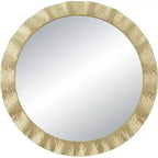 Uttermost Felipe 32 Gold Round Wall Mirror