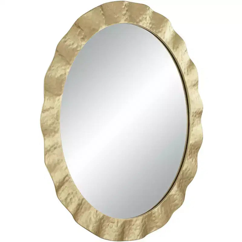 Miroir mural rond Uttermost Felipe 32 doré