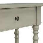 Console d'angle rétractable Whisen avec tiroir supérieur et étagère ouverte pour salon et entrée