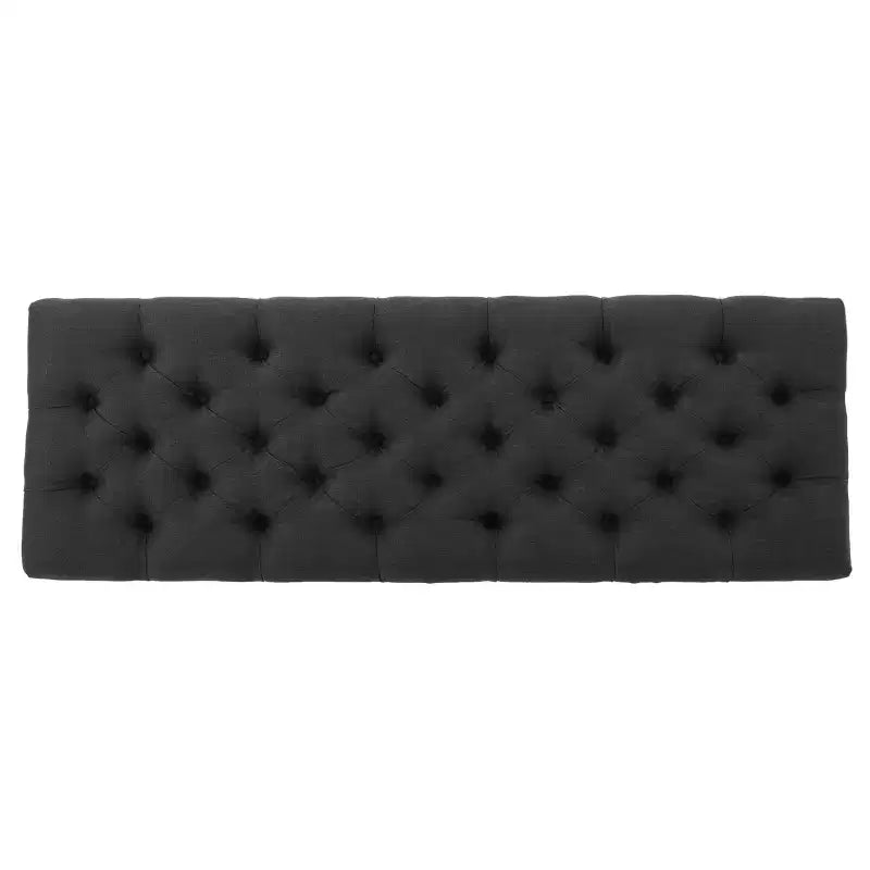 Christopher Knight Home Dana Ottoman de rangement contemporain en bois de bouleau touffeté avec boutons