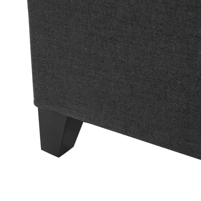 Christopher Knight Home Dana Ottoman de rangement contemporain en bois de bouleau touffeté avec boutons
