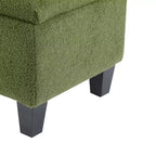 Christopher Knight Home Dana Ottoman de rangement contemporain en bois de bouleau touffeté avec boutons