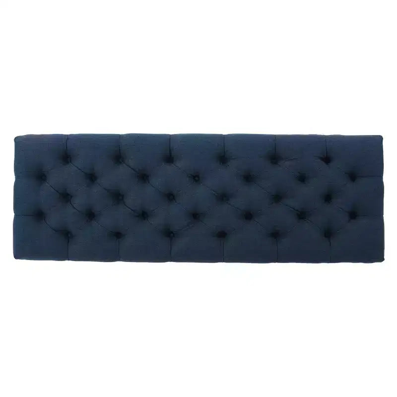 Christopher Knight Home Dana Ottoman de rangement contemporain en bois de bouleau touffeté avec boutons
