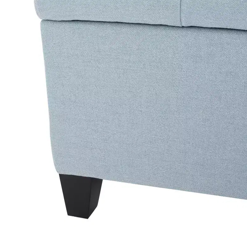 Christopher Knight Home Dana Ottoman de rangement contemporain en bois de bouleau touffeté avec boutons