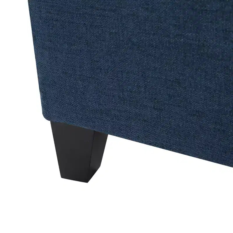 Christopher Knight Home Dana Ottoman de rangement contemporain en bois de bouleau touffeté avec boutons