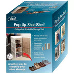 Étagère à chaussures escamotable Jokari – Meuble de rangement pliable et empilable