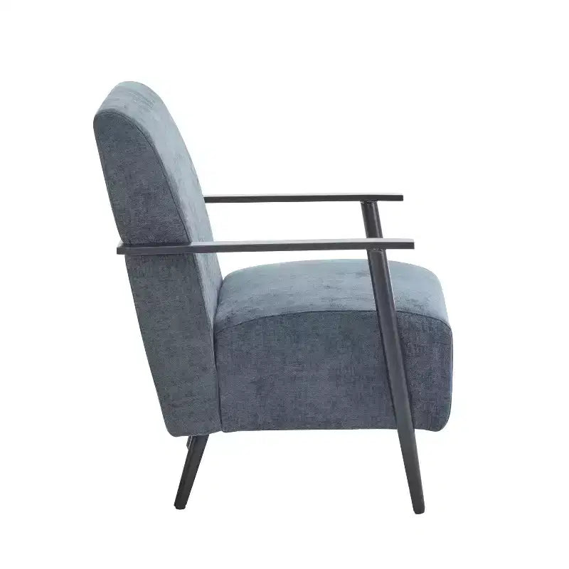 Fauteuil club moderne en fer et tissu Arnold Christopher Knight Home