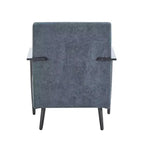 Fauteuil club moderne en fer et tissu Arnold Christopher Knight Home