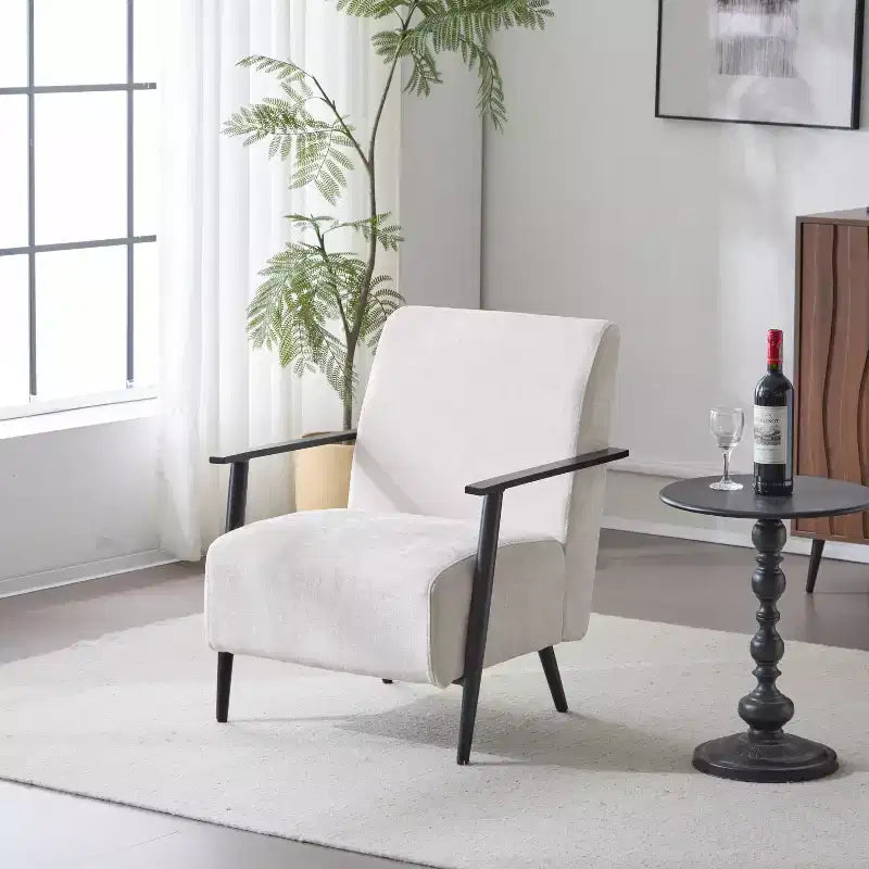 Fauteuil club moderne en fer et tissu Arnold Christopher Knight Home