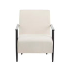 Fauteuil club moderne en fer et tissu Arnold Christopher Knight Home