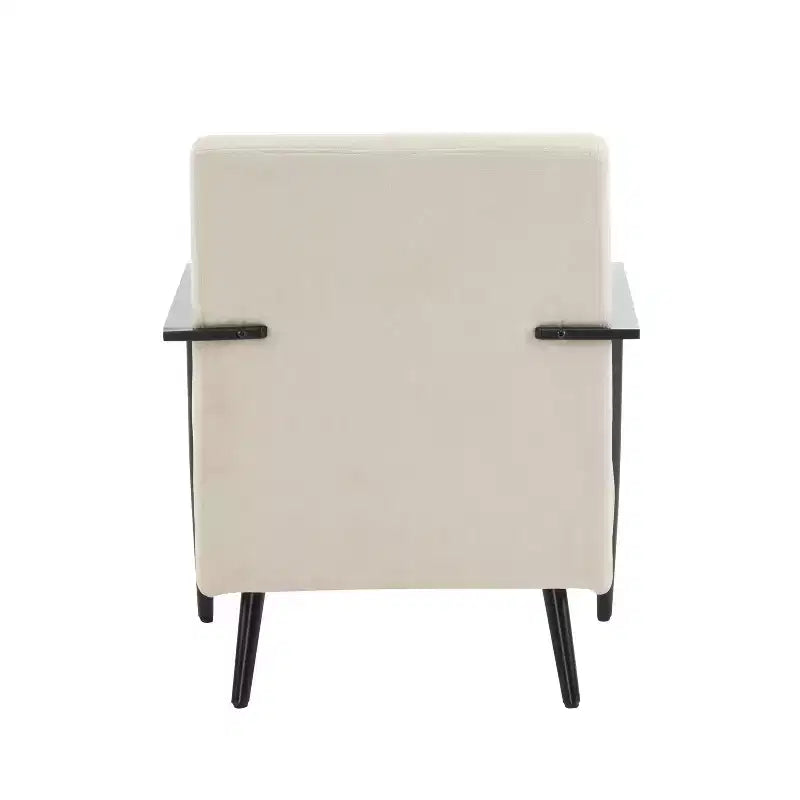 Fauteuil club moderne en fer et tissu Arnold Christopher Knight Home