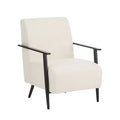 Christopher Knight Home Arnold Modern Upholstered Iron Club Chair