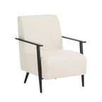 Christopher Knight Home Arnold Modern Upholstered Iron Club Chair