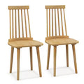 Costway 2PCS/4PCS Windsor Dining Chairs with High Spindle Back