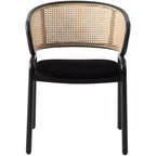 Ensemble de salle à manger LeisureMod Ravenna 7 pièces, table rectangulaire de 63 pouces et 6 chaises Ervilla