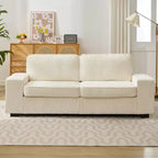 Mjkone 85 Wider Loveseat Sofa Couch, Corduroy Couch for Small Space
