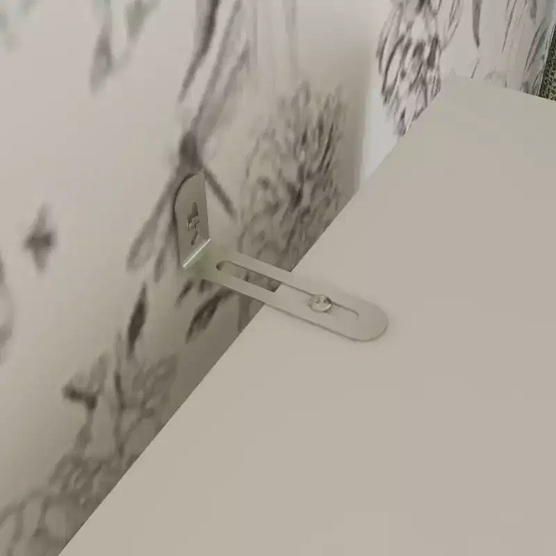 Armoire blanche Hitow, combinaison penderie, style moderne minimaliste, lignes embossées