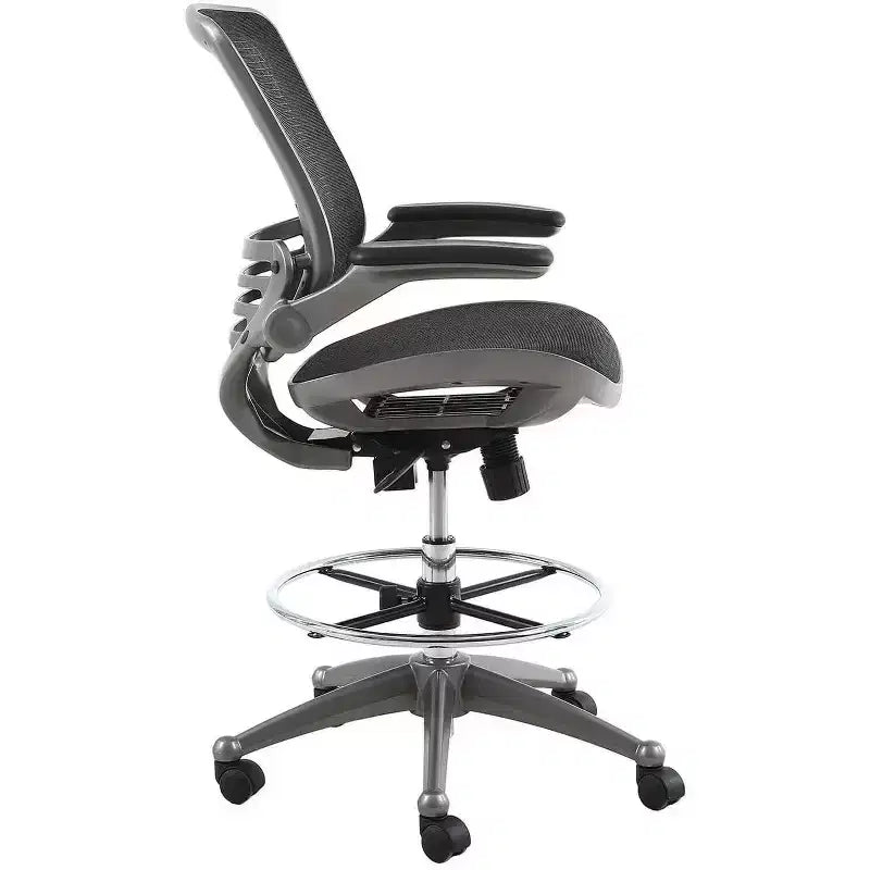 Chaise de Dessin Haute Résistance Harwick Evolve Entièrement en Maille - Finition Gunmetal