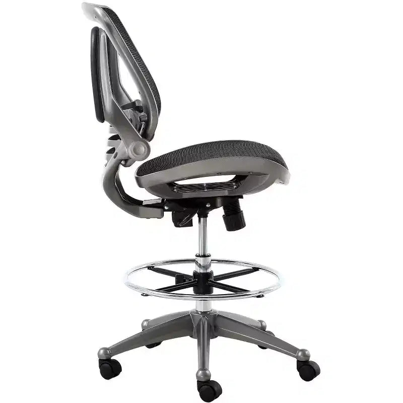 Chaise de Dessin Haute Résistance Harwick Evolve Entièrement en Maille - Finition Gunmetal