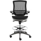 Chaise de Dessin Haute Résistance Harwick Evolve Entièrement en Maille - Finition Gunmetal