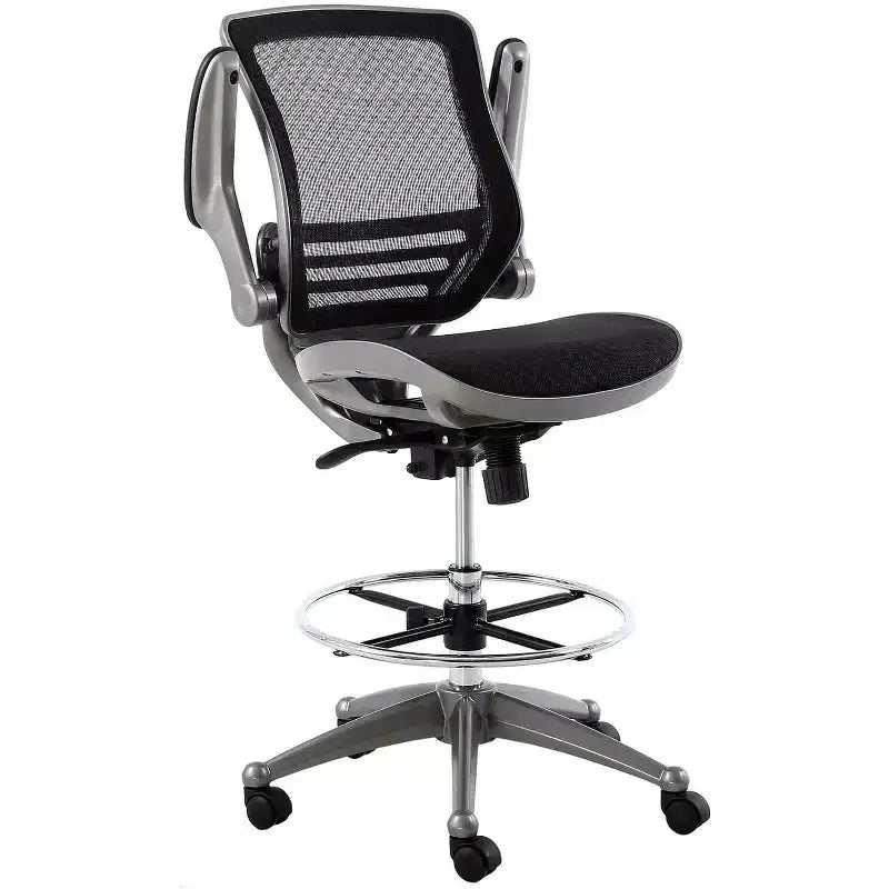 Chaise de Dessin Haute Résistance Harwick Evolve Entièrement en Maille - Finition Gunmetal