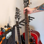 StoreYourBoard Opener, support mural pour 5 guitares | Noir