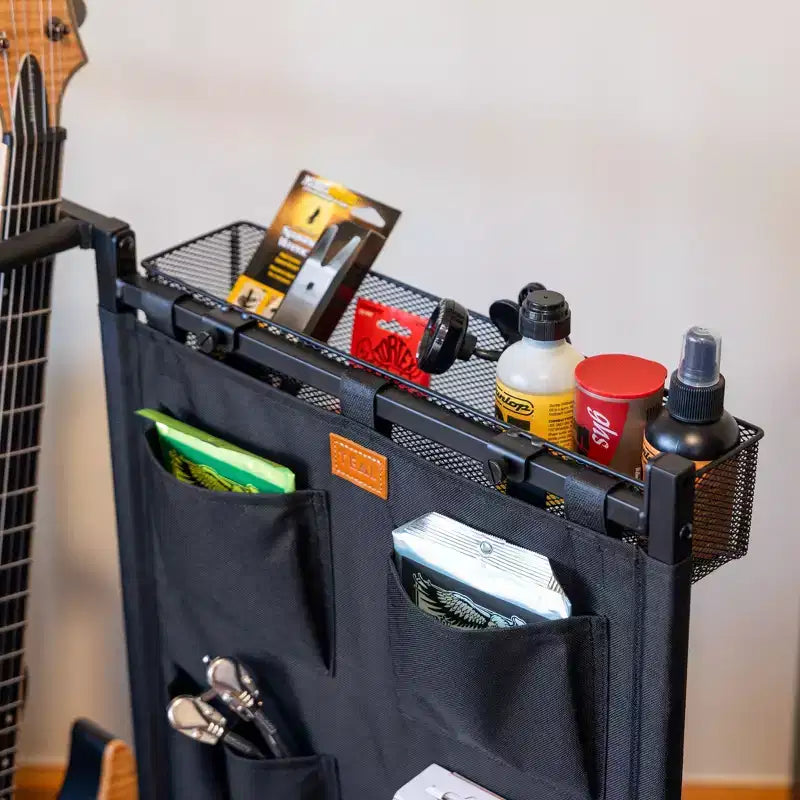 StoreYourBoard Opener, support mural pour 5 guitares | Noir