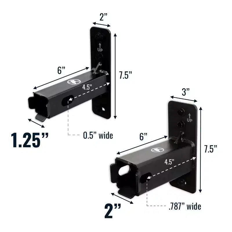 StoreYourBoard Support mural pour attelage Haymarket 1,25 | Pour porte-vélos ou porte-bagages de voiture
