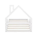 Lit en bois Whisen Modern Design avec tête de lit en forme de maison
