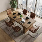MAYEERTY 70.87 Table de Salle à Manger Rustique en Bois, Bureau et Table de Cuisine Multifonctionnels