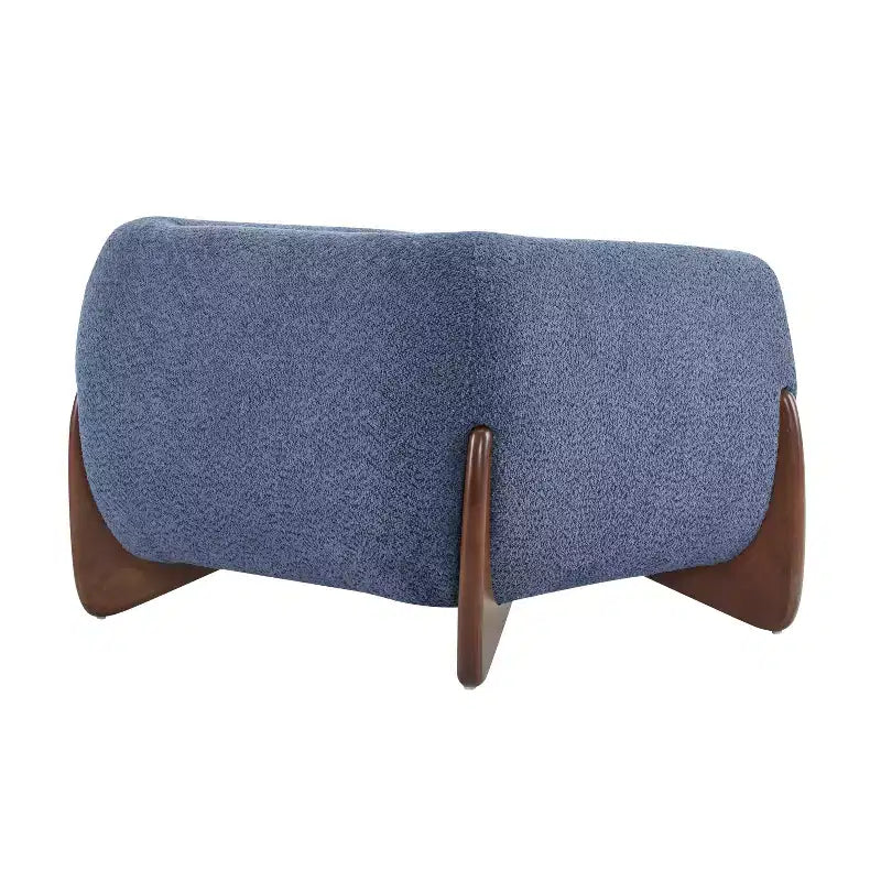 Fauteuil club Christopher Knight Home Raymond en bouclé et bois de bouleau
