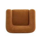 Fauteuil club Christopher Knight Home Raymond en bouclé et bois de bouleau