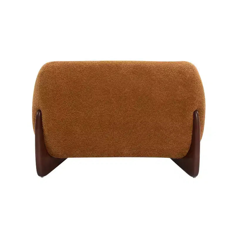 Fauteuil club Christopher Knight Home Raymond en bouclé et bois de bouleau
