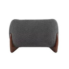 Fauteuil club Christopher Knight Home Raymond en bouclé et bois de bouleau
