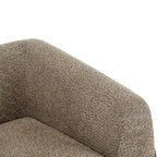 Fauteuil club Christopher Knight Home Raymond en bouclé et bois de bouleau