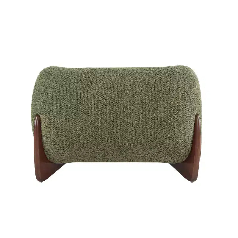 Fauteuil club Christopher Knight Home Raymond en bouclé et bois de bouleau