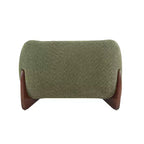 Fauteuil club Christopher Knight Home Raymond en bouclé et bois de bouleau