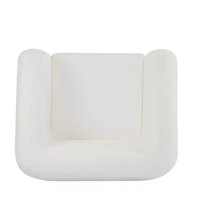 Fauteuil club Christopher Knight Home Raymond en bouclé et bois de bouleau