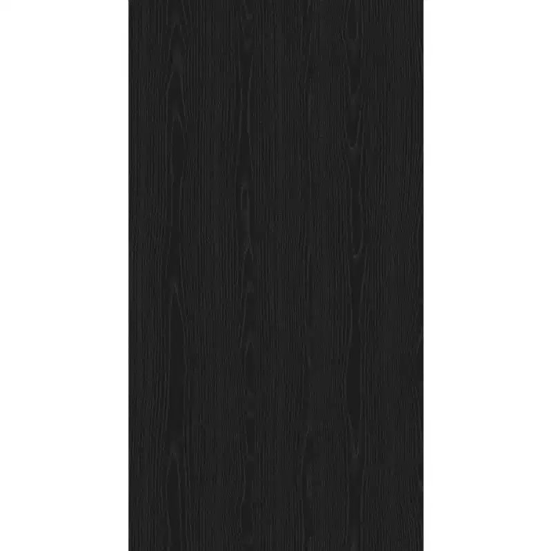 HomeStock Commode verticale en panneaux de particules avec 5 tiroirs, 13,79 cm de hauteur, finition noire