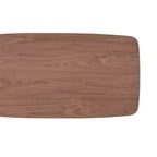 Table à manger rectangulaire GDFStudio Jill 71 en bois avec pieds sculpturaux
